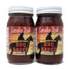 2 Pack of Authentic Texas Barbecue Sauce 16oz Jars Laredo Red view 1