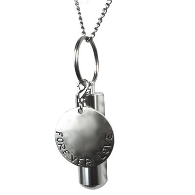 Forever Love Stainless Steel | Unisex | Forever Love Cremation Jewelry for Men | Mens Jewelry | Necklace | Ash Necklace | Capsule