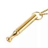 Meditation Yoga Breathing Necklace Anxiety Relief Whistle Pendant Stress Relief-Gold view 1
