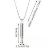 Meditation Yoga Breathing Necklace Anxiety Relief Whistle Pendant Stress Relief-Gold view 2