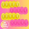 Classic Yellow and Pink Peep Chicks, 10 Marshmallows in Each, Easter Basket Stuffer Treats, 3 Ounces, 20 Count (Pack of 2) view 3