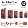 KARYLIZ Horse Little Wooden Cremation Urns - Mini Urns for Human Ashes - Small Keepsake Urn for Adult Female - Ash Urn for Humans for Ashes Adult Male - 5 Inch view 2