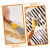 Hoement Multi-Function Stainless Steel Cleaning Spatula Set Double-Headed Cooktop Scraper for Kitchen and Refrigerator Cleaning Tools Heavy-Duty Stove and Oven Scrubber view 3
