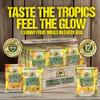 Aycana Golden Tropics Selection Box 100% Dried Fruit Crunchy Pineapple, Mango Gluten-Free, Vegan, Plant-Based Variety Pack, 12 Pouches view 4