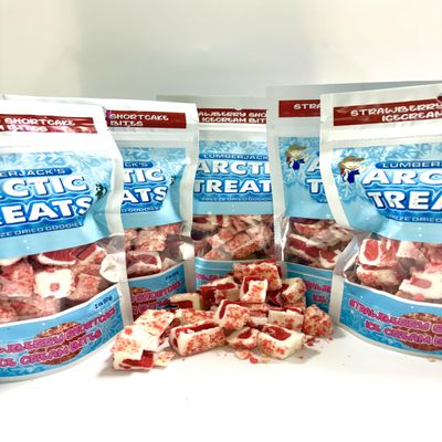 Lumberjack's Arctic Treats Strawberry Shortcake Ice Cream Bites 5 Pk Bundle