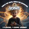 Aycanauts Astro-Trio Bites Mix Granola Bites Cocoa & Nuts, Dulce de Leche, Cinnamon & Raisins Gluten-Free, Vegan, Plant-Based, High Fiber Variety Pack, 12 Pouches view 3