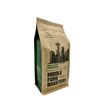Full City Espresso - Roasted by Middle Fork Roasters - Whole Bean Coffee - 2 Pound Bag