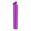 1000 Count - 116mm Plastic Squeeze Pre-Roll Tubes Child Resistant - Water Resistant - Smell/Odor Resistant - Air Resistant - BPA Free (Purple - Open) view 1