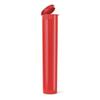 1000 Count - 116mm Plastic Squeeze Pre-Roll Tubes Child Resistant - Water Resistant - Smell/Odor Resistant - Air Resistant - BPA Free (Red - Open) view 1