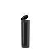1000 Count - 80mm Plastic Squeeze Pre-Roll Tubes Child Resistant - Water Resistant - Smell/Odor Resistant - Air Resistant - BPA Free (Black - Open) view 1