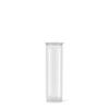 1000 Count - 80mm Plastic Squeeze Pre-Roll Tubes Child Resistant - Water Resistant - Smell/Odor Resistant - Air Resistant - BPA Free (Clear - Open) view 2