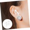 Angoily 5pairs Reusable Interphone Earbuds Silicone Ear Inserts for Comfortable Fit Compatible Versatile Design for Left and Right Ears Easy to Use view 2