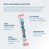 DripDrop Sugar Free Hydration Packets - Zero Strawberry Lemonade - Single Serve Electrolytes Powder Drink Mix - Non-GMO, Gluten Free, Vegan - 32 Sticks view 4