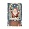 Merry Christmas Santa in The Fireplace Premium Waffle Kitchen Towel Absorbent, Durable & Stylish Dish Towels for Drying Dishes Quick Drying Kitchen Towels Dish Rags 26 X 16 Inches view 1