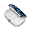 Pill Box Small Pill Case 2 Compartment Cute Medicine Organizer Galaxy Blue Butterfly Travel Pillbox Portable Pill Container Holder Vitamin Organizer to Hold Fish Oils Supplements view 3
