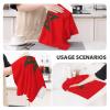 Morocco Moroccan Flag Premium Waffle Kitchen Towel Absorbent, Durable & Stylish Dish Towels for Drying Dishes Quick Drying Kitchen Towels Dish Rags 26 X 16 Inches view 3
