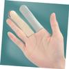 Didiseaon 6pcs Nitrile Finger Protectors Cuttable Reusable Finger Sleeves for Hot Glue Cutting Protection Covers Comfortable view 2