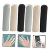 Didiseaon 6pcs Nitrile Finger Protectors Cuttable Reusable Finger Sleeves for Hot Glue Cutting Protection Covers Comfortable view 3