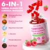 GrnLife 2 Pack Cortisol Gummies for Women, Cortisol Supplements Gummies with Magnesium Ashwagandha Rhodiola Rosea and L-theanine Complex for Relaxation and Zzz Support, Raspberry Flavor, 120 Count view 3