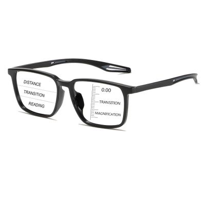 HOOBAY Progressive Multifocus Reading Glasses 2.0 Bifocal Reading Glasses For Men, Blue Light Blocking Anti Uv/eye Strain Computer Readers