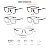 HOOBAY Progressive Multifocus Reading Glasses 2.0 Bifocal Reading Glasses For Men, Blue Light Blocking Anti Uv/eye Strain Computer Readers view 2