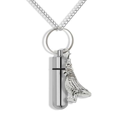 Cock Cremation Necklace | Cock Urn Necklace | Cock Cremation Jewelry | Necklace for Ashes | Remembrance Necklace