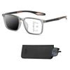 HOOBAY Progressive Photochromic Multifocus Reading Glasses 1.5 Oversize Large Square Men with Flexible Spring Hinge, Smart Glassese, Blue Light Blocking Anti Uv/eye Strain Computer Readers view 1