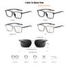 HOOBAY Progressive Photochromic Multifocus Reading Glasses 1.5 Oversize Large Square Men with Flexible Spring Hinge, Smart Glassese, Blue Light Blocking Anti Uv/eye Strain Computer Readers view 3