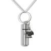 Cremation Necklace Fish Prayer Capsule Necklace - Pill Necklace - Secret Capsule Necklace - Fish Perfume Vial Necklace view 1