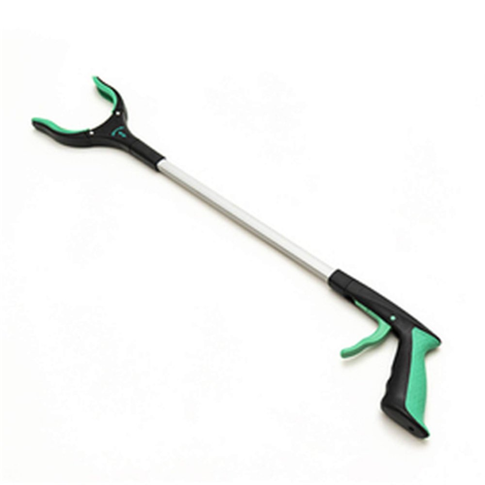 NPQPNAFC Tool, Premium Litter Picker Heavy-Duty Stick, Portable Claw Grabber for Elderly Arm Extension Disability Aids and Equipment,Green,66cm