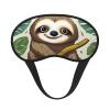 Adorable Sloth Sleep Mask for Side Sleeper, Light Blocking Night Masks for Sleeping Eye Mask for Women Men Eye Cover Soft Comfortable Eye Shade for Travel, Nap view 1