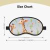 Cute Giraffe Sleep Mask for Side Sleeper, Light Blocking Night Masks for Sleeping Eye Mask for Women Men Eye Cover Soft Comfortable Eye Shade for Travel, Nap view 4