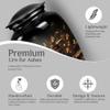 Black Drum Set Large Cremation urns for Human Ashes Adult Man - Small Burial urn for Human Ashes Adult Female & Male 1 Large 1 Keepsake view 4