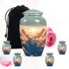 Sunset Drum Large Cremation urns for Human Ashes Adult Man - mini Decorative urn for Human Ashes 1 Large 4 Keepsake view 1