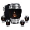LEXFAY Native American Small Urns for Human Ashes Keepsake Dad - Burial Urn for Ashes Adult Male - Combo of 5 view 1