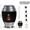 LEXFAY Native American Small Urns for Human Ashes Keepsake Dad - Burial Urn for Ashes Adult Male - Combo of 5 view 2