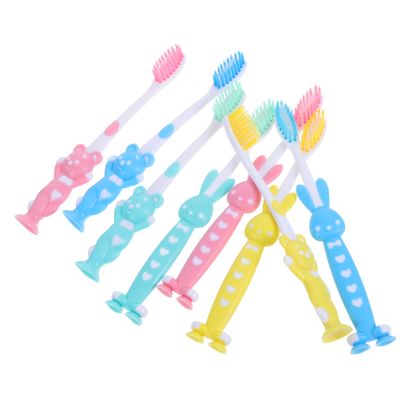 KOMBIUDA 32pcs Boys and Girls Toothbrushes Cartoon Toothbrush Extra Soft Bristles Boys and Girls Travel Kit
