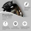 Black Drum Set Large Memorial urns for Ashes Adult Male - Small Burial urn for Ashes for Women & Men 1 Large 2 Keepsake view 4