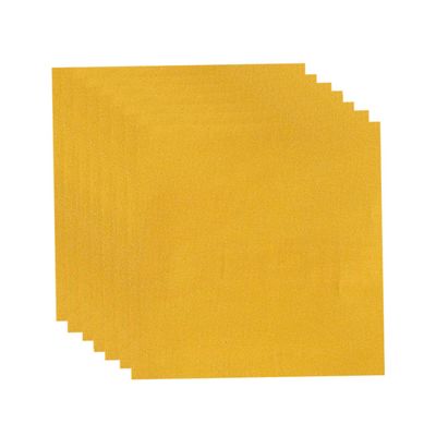 Gold Foil Wrapping Paper for Candy and Chocolate 200Pcs Fine Plaid
