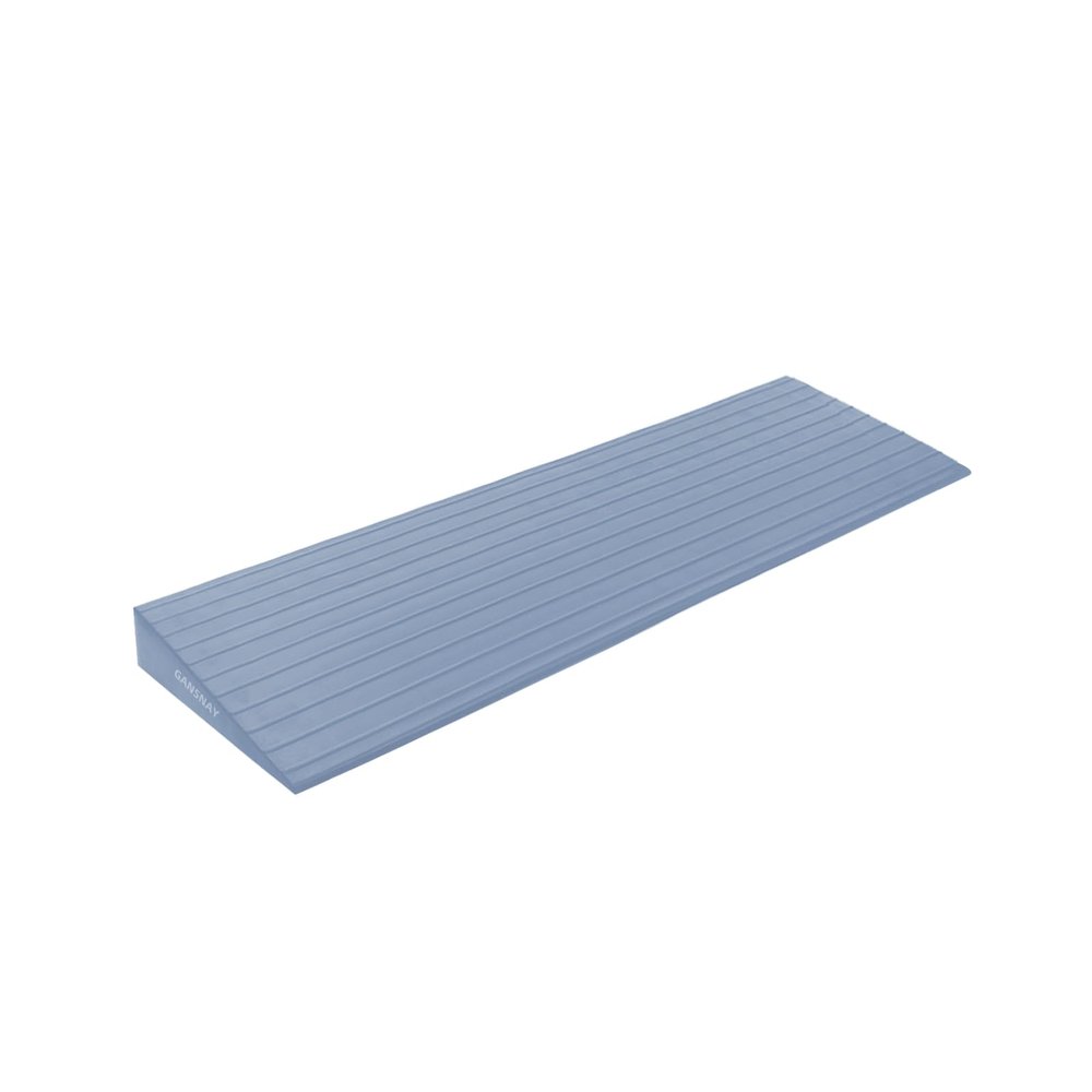 GANSNAY Threshold Ramp for Doorways 1.2"Rise- Odorless Indoor Entry Ramp- Non-Slip& Cuttable Handicap Ramp for Wheelchairs, Robot Vacuum Cleaners, Scooters, Strollers- Fog Blue- 1.2Rise (31.57.1)