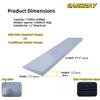 GANSNAY Threshold Ramp for Doorways 1.2"Rise- Odorless Indoor Entry Ramp- Non-Slip& Cuttable Handicap Ramp for Wheelchairs, Robot Vacuum Cleaners, Scooters, Strollers- Fog Blue- 1.2Rise (31.57.1) view 2