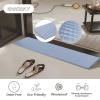 GANSNAY Threshold Ramp for Doorways 1.2"Rise- Odorless Indoor Entry Ramp- Non-Slip& Cuttable Handicap Ramp for Wheelchairs, Robot Vacuum Cleaners, Scooters, Strollers- Fog Blue- 1.2Rise (31.57.1) view 4