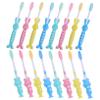 Healvian 32pcs Cute Cartoon Boys and Girls Toothbrush Soft Bristles for Cleaning Design to Encourage Brushing Habits Cup Base for Easy Storage for Toddlers and Boy Girl view 1