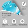 Beach Drum Set Urns for Human Ashes Adult Dad - Large Blue Urn for Human Ashes Adult Man - Cremation Urns for Man and Women - Funeral Urn for Mom (10inch) view 4