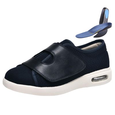2025 Wide Width Diabetic Shoes,Easy to Put On and Take Off Soft Athletic Shoes for Swollen Feet(Blue,5.5US)