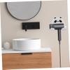 OUNONA Hair Straightener Holder Hair Dryer Holder for Rv Multi-functional Wall Hair Dryer Holder Drainage and Storage view 4