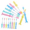 Didiseaon Boys Baby Toothbrushes 32pcs Boys and Girls Toothbrush Set Soft Bristles Cartoon Designs Suction Cup Feet Travel Kit view 1