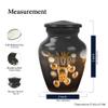 KARYLIZ Basketball Urns for Human Ashes Adult Man - Golden Black Set of 5-10" Large and 4 Mini Keepsake Adult for Mom & Dad - Tiny Urns for Human - Small Urn for Ashes Keepsake view 3
