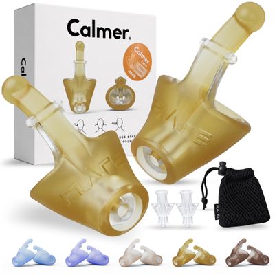 Flare Calmer Extra (Mini) | Earplug Alternative with -10 dB Sound Reduction | Stress Relief from Everyday Noise | No Muffling | Soft Silicone Ear Tool
