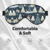 Christmas Winter Landscape Deer Eye Mask for Sleeping, Sleeping Mask Blocking Out Light Perfectly for Women and Men, Soft and Comfortable Blindfold for Travelling view 3